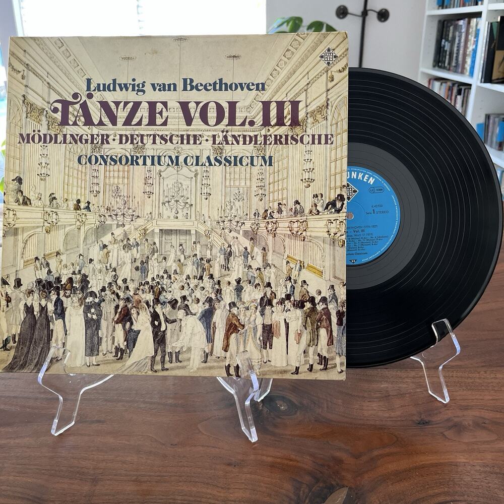 Beethoven Tänze Vol. III Mödlinger Deutsche Ländlerische LP 1977 Telefunken